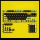 Cyberpunk 104+18 Clear PC+PBT Dye-subbed Pudding Jelly Keycaps Set OEM Profile Mechanical Keyboard